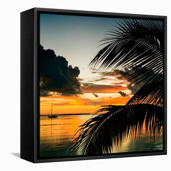 Sunset in Paradise - Florida-Philippe Hugonnard-Framed Stretched Canvas