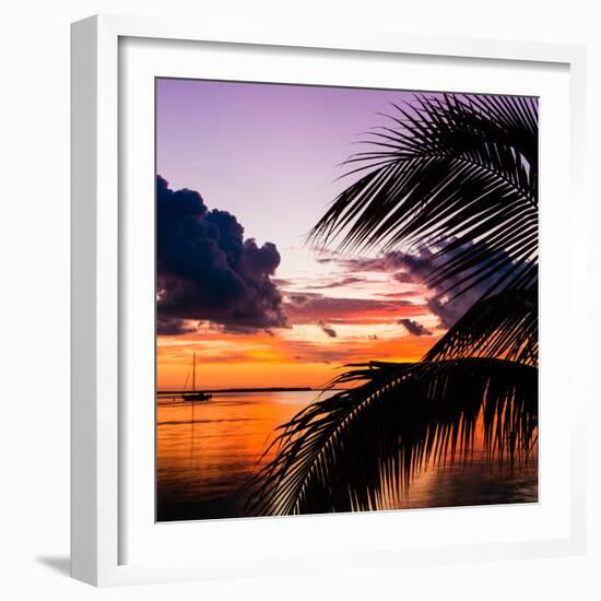 Sunset in Paradise - Florida-Philippe Hugonnard-Framed Photographic Print