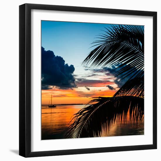 Sunset in Paradise - Florida-Philippe Hugonnard-Framed Photographic Print