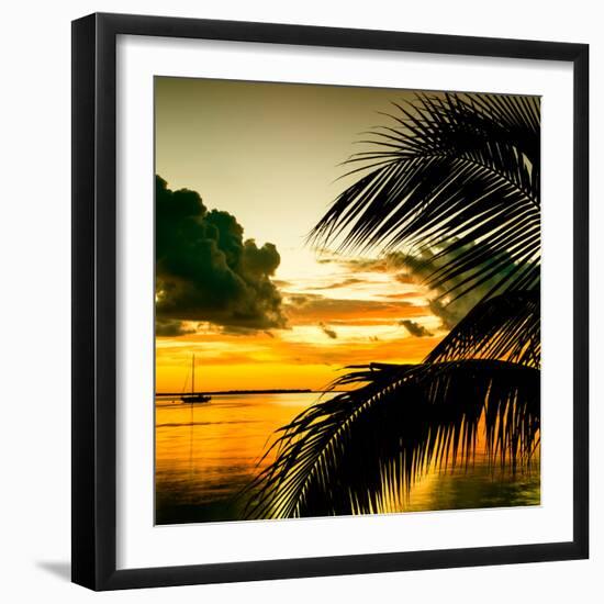 Sunset in Paradise - Florida-Philippe Hugonnard-Framed Photographic Print