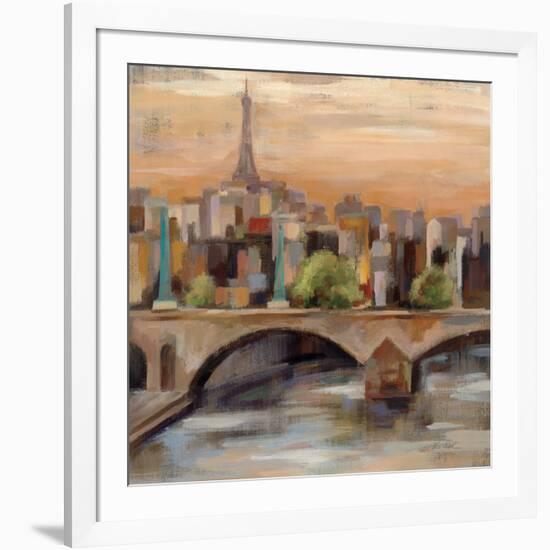 Sunset in Paris I-null-Framed Art Print