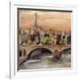 Sunset in Paris I-null-Framed Art Print