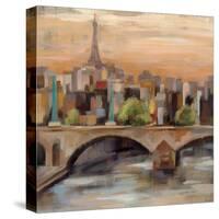 Sunset in Paris I-null-Stretched Canvas