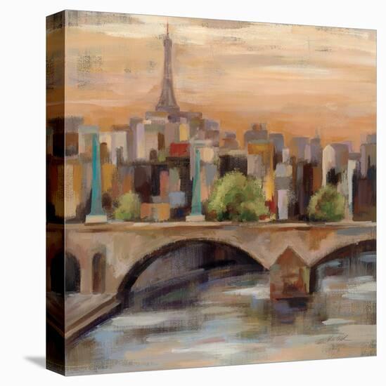Sunset in Paris I-null-Stretched Canvas