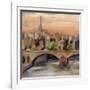 Sunset in Paris I-null-Framed Art Print