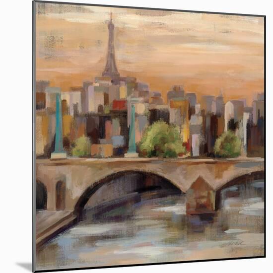 Sunset in Paris I-null-Mounted Art Print