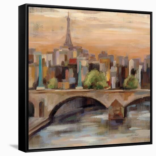 Sunset in Paris I-null-Framed Stretched Canvas