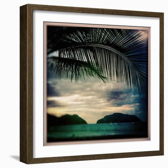 Sunset in Playa Herradura Costa Rica-pablo guzman-Framed Photographic Print