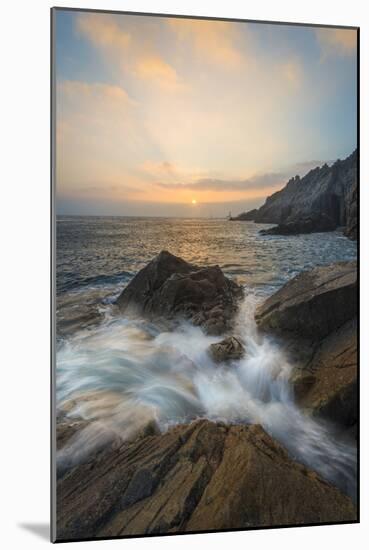 Sunset In Pointe Du Raz-Mathieu Rivrin-Mounted Photographic Print