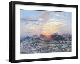 Sunset in Provence, c.1927-Adrian Scott Stokes-Framed Giclee Print