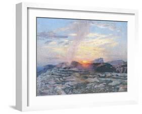 Sunset in Provence, c.1927-Adrian Scott Stokes-Framed Giclee Print