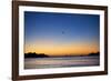Sunset in Puerto Esondido, Sea of Cortes, Baja California Sur, Mexico (photo)-null-Framed Photographic Print