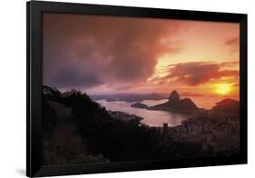Sunset In Rio-Bent Rej-Framed Giclee Print