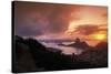 Sunset In Rio-Bent Rej-Stretched Canvas