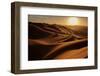 Sunset in Sahara Desert-Anna Gibiskys-Framed Photographic Print