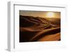 Sunset in Sahara Desert-Anna Gibiskys-Framed Photographic Print