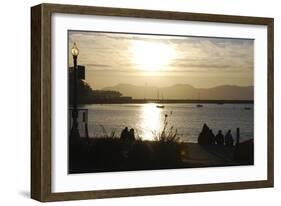 Sunset in San Francisco Bay, California-Anna Miller-Framed Photographic Print