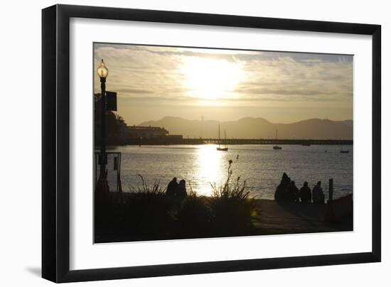 Sunset in San Francisco Bay, California-Anna Miller-Framed Photographic Print