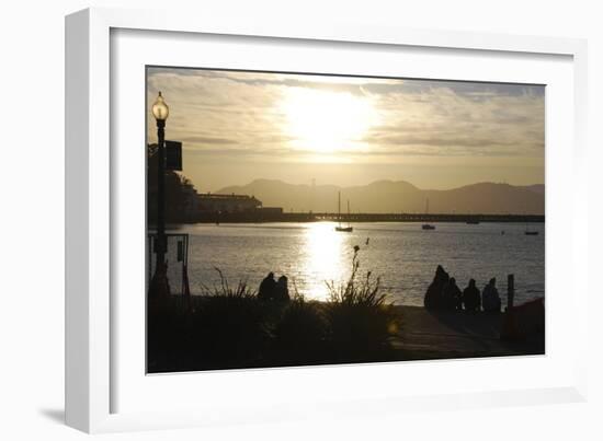 Sunset in San Francisco Bay, California-Anna Miller-Framed Photographic Print