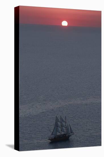 Sunset in Santorini Greece 2-Art Wolfe-Stretched Canvas