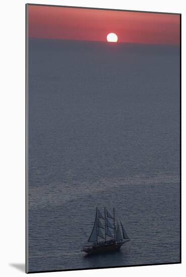 Sunset in Santorini Greece 2-Art Wolfe-Mounted Photographic Print