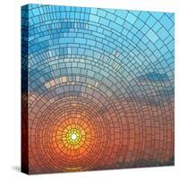 Sunset In Sea-Vertyr-Stretched Canvas