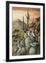 Sunset in Sonora-Trevor V. Swanson-Framed Premium Giclee Print