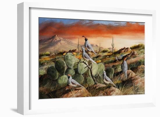 Sunset in Spring-Trevor V. Swanson-Framed Giclee Print