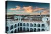 Sunset in Sucre over the Rooftop of the Convent of San Felipe Neri-Alex Saberi-Stretched Canvas