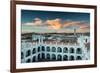 Sunset in Sucre over the Rooftop of the Convent of San Felipe Neri-Alex Saberi-Framed Photographic Print