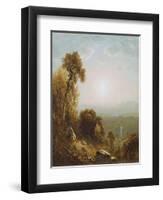 Sunset in the Adirondacks-William Bradford-Framed Premium Giclee Print