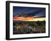 Sunset in the Desert IV-David Drost-Framed Photographic Print