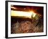 Sunset in the Desert V-David Drost-Framed Photographic Print