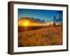 Sunset in the French Countryside-Philippe Manguin-Framed Photographic Print