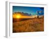 Sunset in the French Countryside-Philippe Manguin-Framed Photographic Print