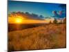 Sunset in the French Countryside-Philippe Manguin-Mounted Photographic Print