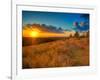 Sunset in the French Countryside-Philippe Manguin-Framed Photographic Print