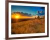 Sunset in the French Countryside-Philippe Manguin-Framed Photographic Print