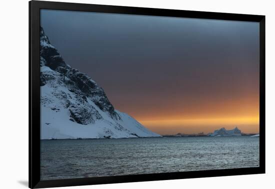 Sunset in the Lemaire Channel, Antarctica, Polar Regions-Sergio Pitamitz-Framed Photographic Print