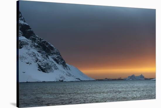Sunset in the Lemaire Channel, Antarctica, Polar Regions-Sergio Pitamitz-Stretched Canvas