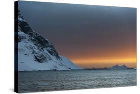 Sunset in the Lemaire Channel, Antarctica, Polar Regions-Sergio Pitamitz-Stretched Canvas