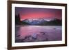 Sunset in the Mountains over a Lake-null-Framed Photographic Print