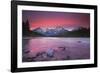 Sunset in the Mountains over a Lake-null-Framed Photographic Print