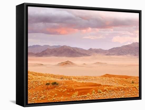 Sunset in the Namibrand Nature Reserve Located South of Sossusvlei, Namibia, Africa-Nadia Isakova-Framed Stretched Canvas