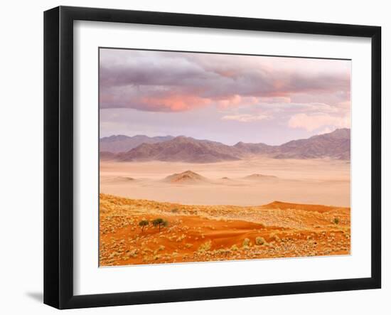 Sunset in the Namibrand Nature Reserve Located South of Sossusvlei, Namibia, Africa-Nadia Isakova-Framed Premium Photographic Print
