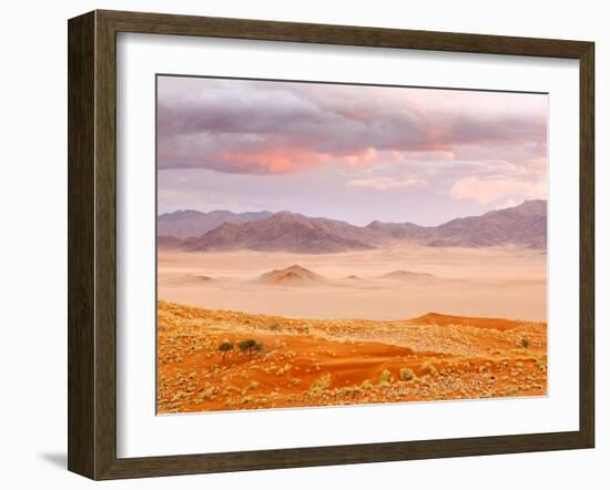 Sunset in the Namibrand Nature Reserve Located South of Sossusvlei, Namibia, Africa-Nadia Isakova-Framed Photographic Print