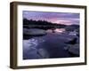 Sunset in the Northern Forest, Maine, USA-Jerry & Marcy Monkman-Framed Photographic Print