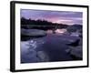 Sunset in the Northern Forest, Maine, USA-Jerry & Marcy Monkman-Framed Photographic Print