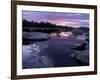 Sunset in the Northern Forest, Maine, USA-Jerry & Marcy Monkman-Framed Photographic Print