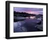 Sunset in the Northern Forest, Maine, USA-Jerry & Marcy Monkman-Framed Photographic Print